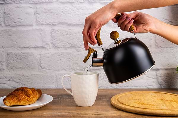 Фото - Чайник металлический Gusto Граф со свистком 1.5 л (GT-1416-15)