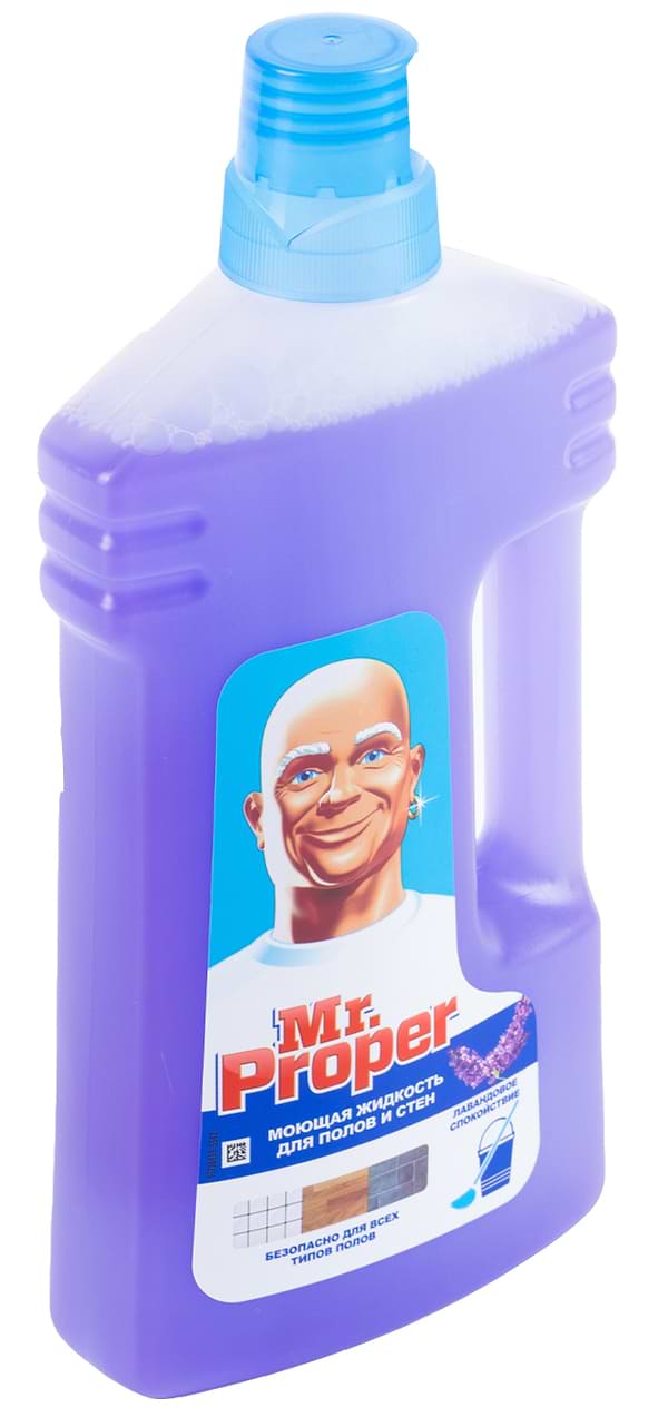 Фото - Засіб для чищення універсальний Mr. Proper д/полов и стен Лавандовое Спокойствие 1 л