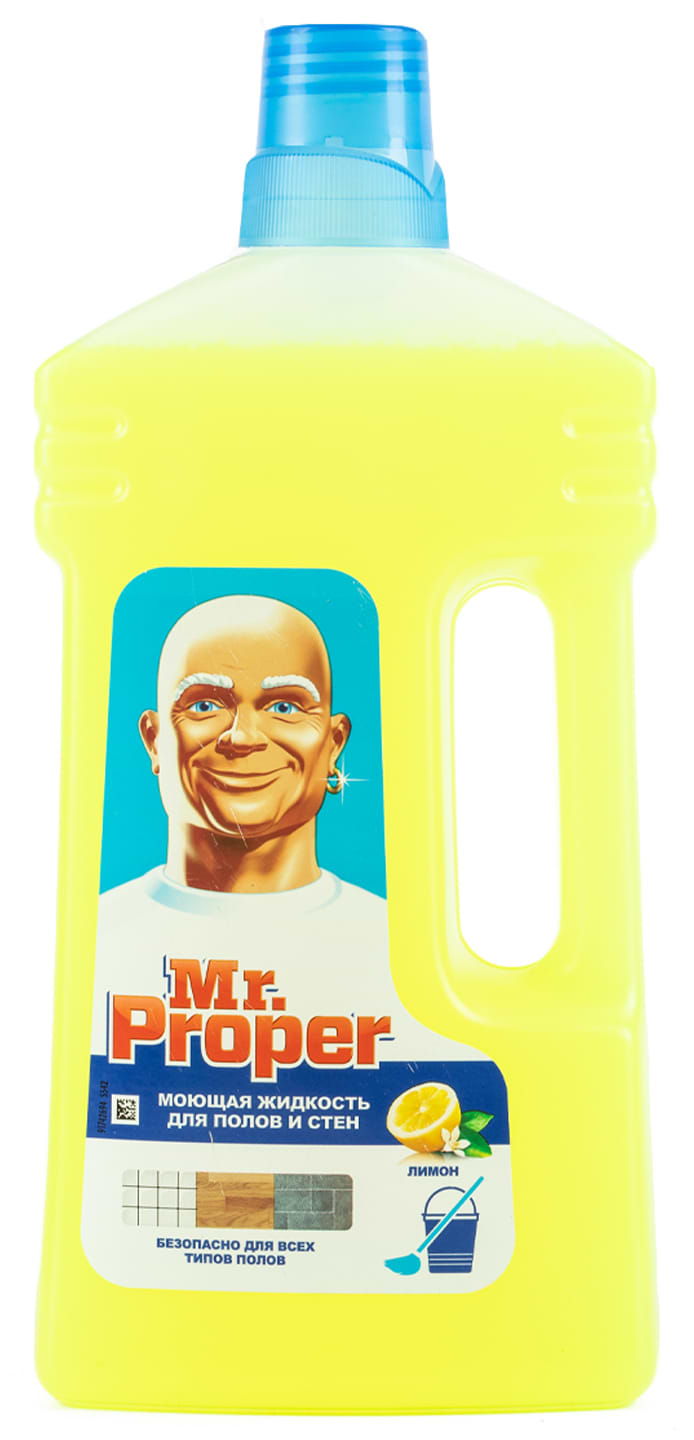 Засіб для чищення універсальний Mr. Proper д/полов и стен Лимон 1 л - Фото 1