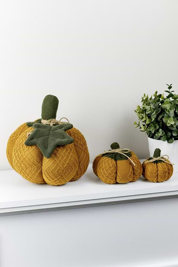 Фото - Подушка декоративная Прованс Тыква Small Охра D-15 (030117)