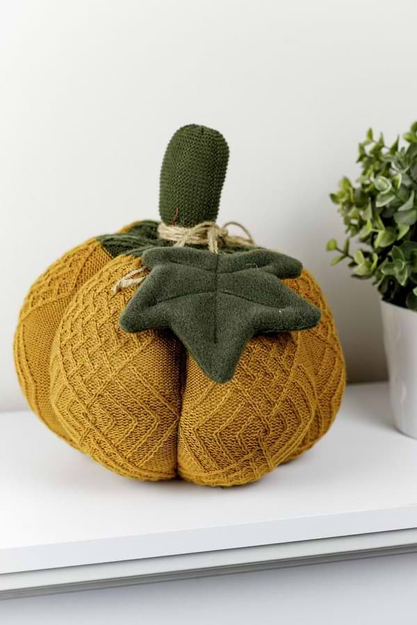 Фото - Подушка декоративная Прованс Тыква Small Охра D-15 (030117)