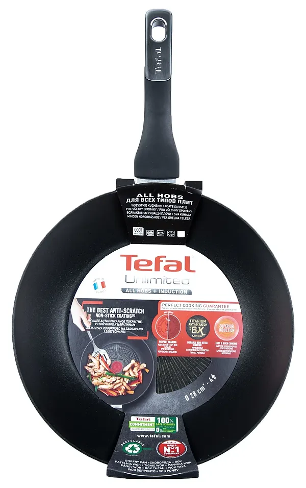 Фото - Сковорода ВОК Tefal G2551972 Unlimited 28 см ВОК