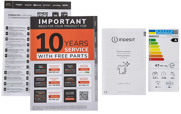 Фото - Пральна машина Indesit IM 862B MY TIME UA