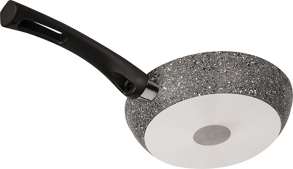 Фото - Сковорода універсальна Biol 22136Р Граніт Грей 22 см
