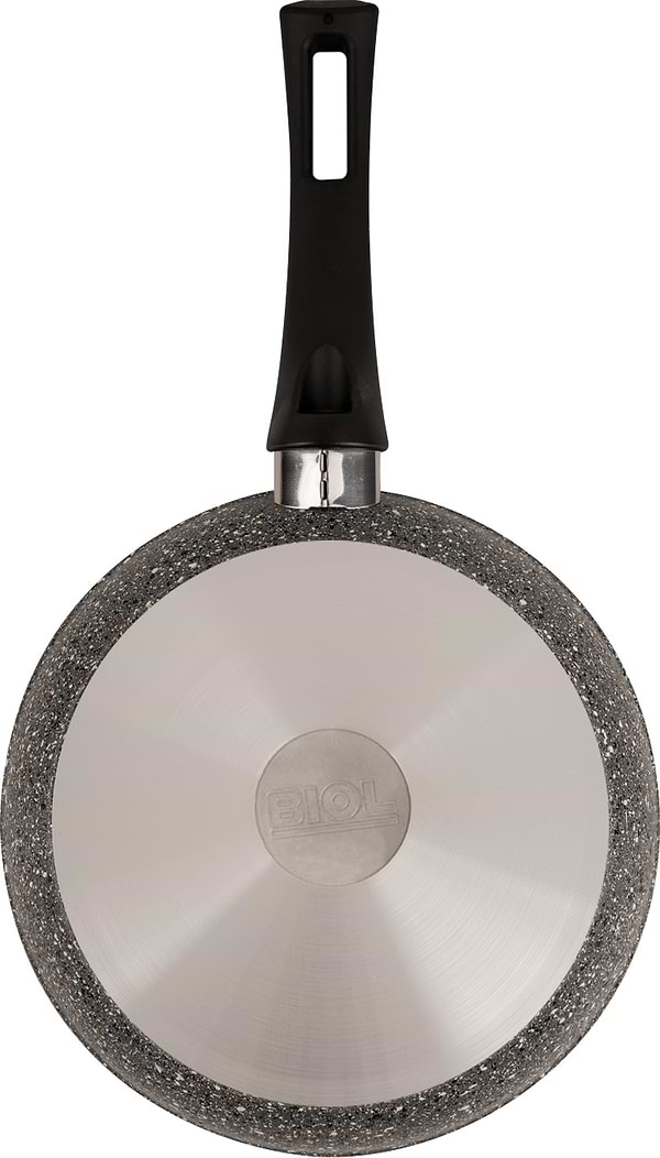 Фото - Сковорода універсальна Biol 22136Р Граніт Грей 22 см