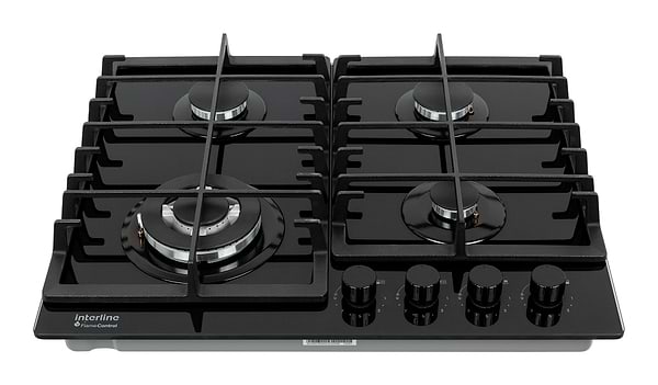 Фото - Варильна поверхня газова Interline HGG 763 FGT BM FLAME