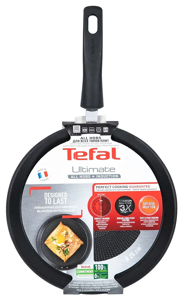 Фото - Сковорода для блинов Tefal G2683872 Ultimate 25 см