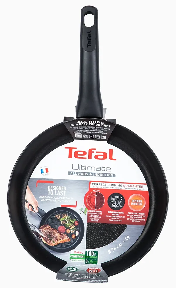 Фото - Сковорода універсальна Tefal G2680572 Ultimate 26 см