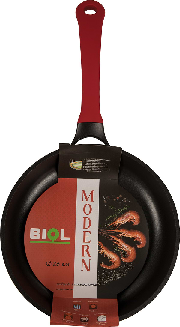 Фото - Сковорода универсальная Biol 2607Р Модерн 26 см