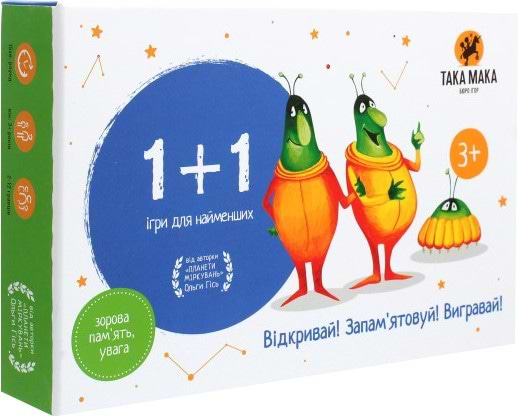 Фото - Настільна гра карткова (3-4 роки) Taka Maka 1+1 (60001-UA)