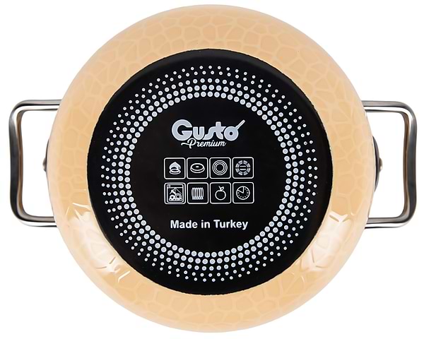 Фото - Кастрюля Gusto Пряженое молоко Premium 2,1 л GT-T-216-PM