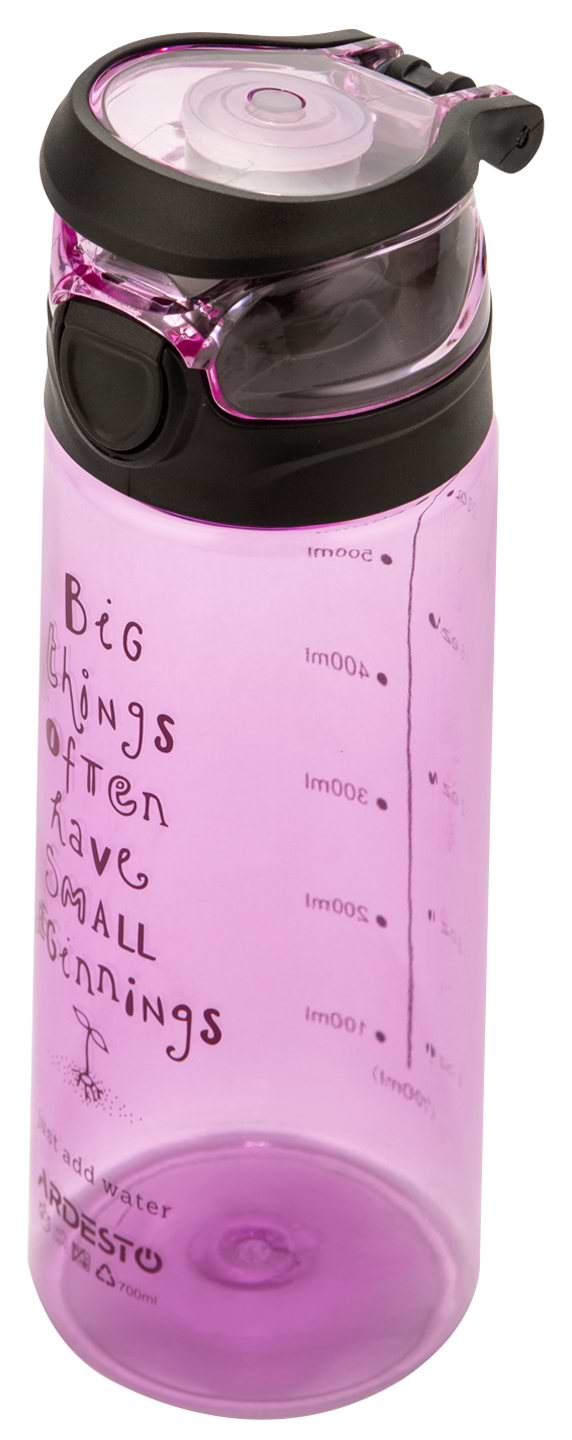 Фото - Пляшка для води Ardesto Big Things 700 мл Pink (AR2206PR)