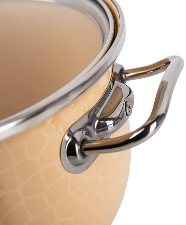 Фото - Кастрюля Gusto GT-T-220-PM Пряженое молоко Premium 20 см 4 л