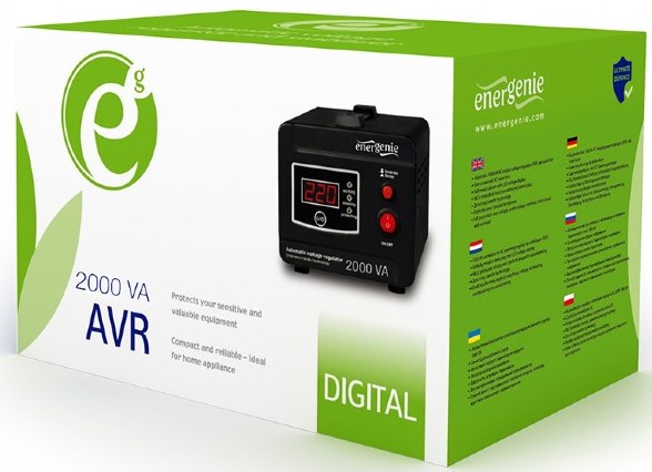 Фото - Стабілізатор напруги EnerGenie EG-AVR-D2000-01