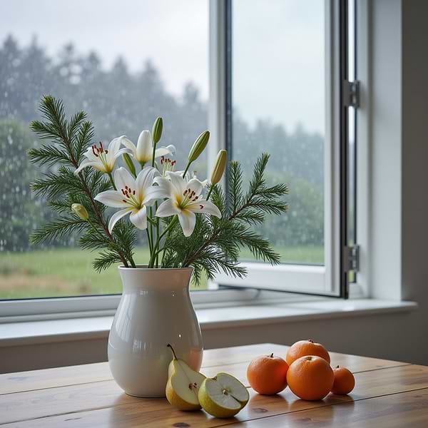 Фото - Свічка скло Yankee Candle Medium Bayside Cedar (Прибережний Кедр) 368 г (1630014E)