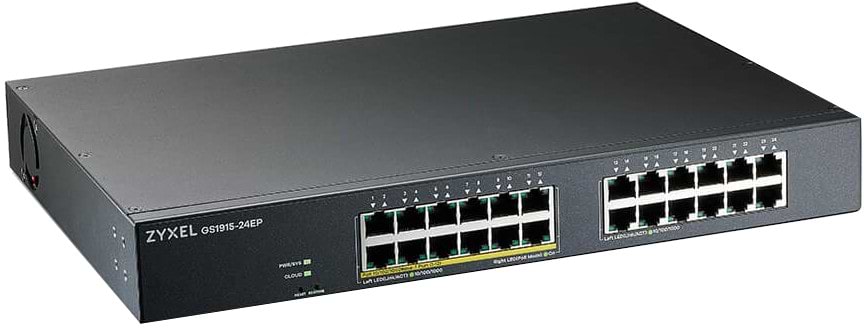 Коммутатор локальної мережі (Switch) Zyxel GS1915-24EP (GS1915-24EP-EU0101F)