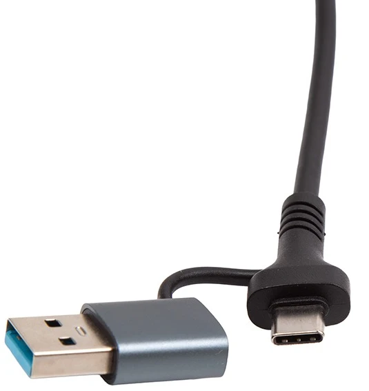Переходник USB Type-C - RJ-45 PowerPlant USB 3.0 A/USB-C - RJ45 (CA917266)