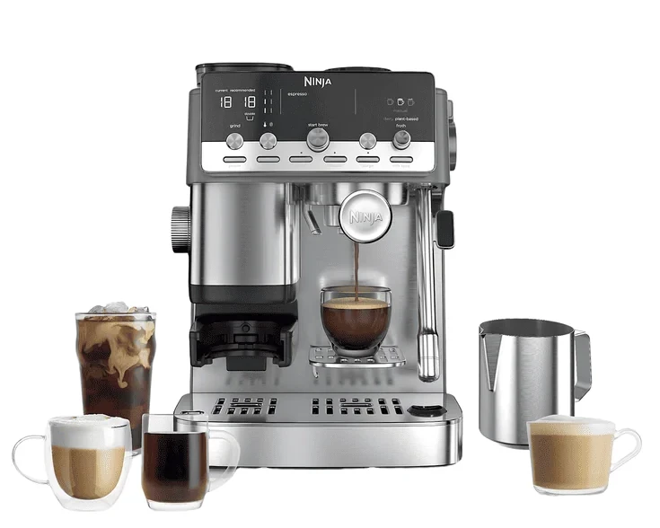 Кавоварка ріжкова Ninja Luxe Café Mini Plus Silver (ES352EU)