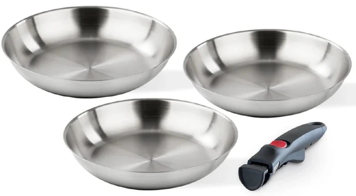 Набір сковорідок Barazzoni INOX FACILE 20, 24, 28 см (2799049900)