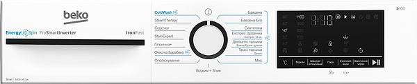 Фото - Уценка - Стиральная машина Beko BM3WFU410435WB