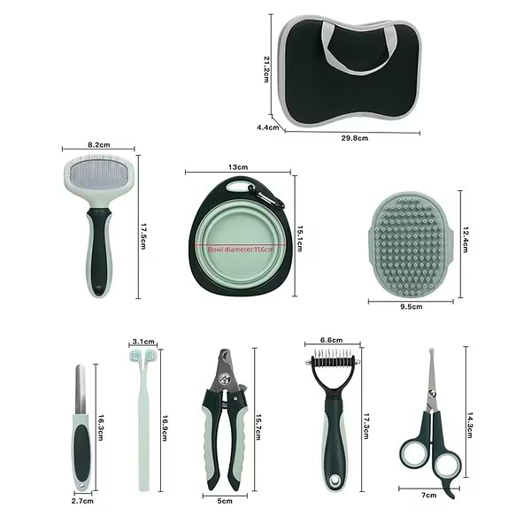 Фото - Набор по уходу за животными INSPIRE 8в1 TM-CG 002