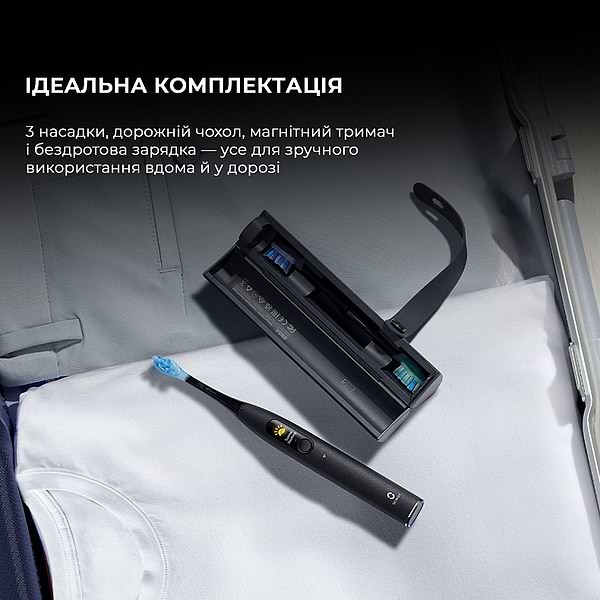 Фото - Зубна щітка електрична Oclean X Ultra 20 Set Black