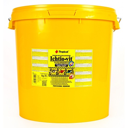 Корм для риб Tropical Ichtio-Vit для всіх акваріумних пластівці 21 л 4 кг (5900469744093)