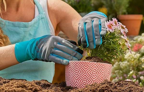 Фото - Рукавички садові Gardena Oeko-Tex 9/L (11502-20.000.00)