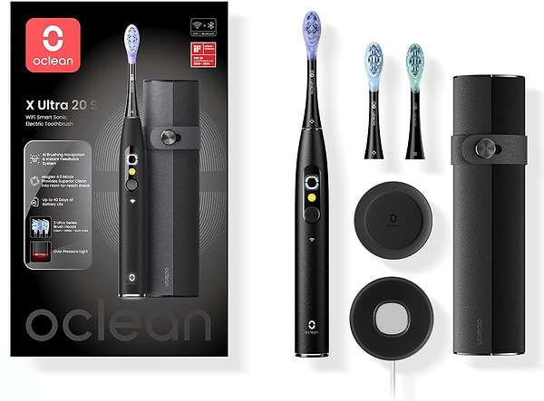 Фото - Зубна щітка електрична Oclean X Ultra 20 Set Black