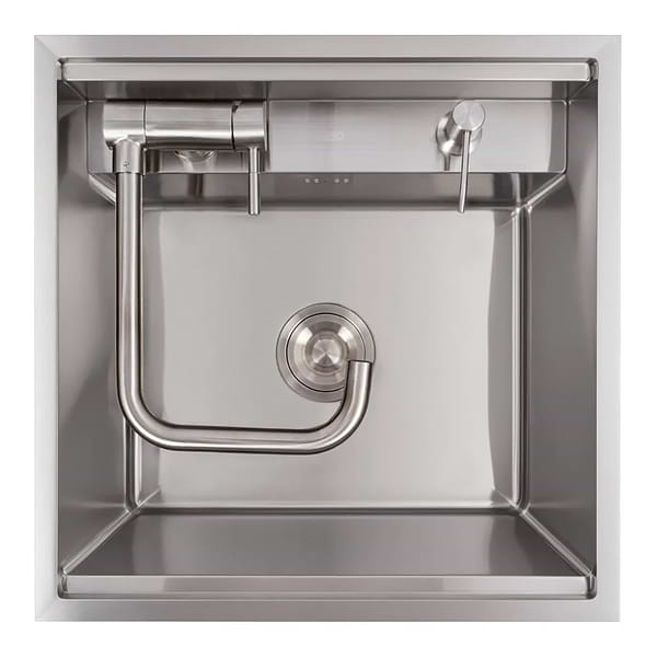 Фото - Мийка кухонна VALESO CM 50x50 прихована нержавійка Handmade (змішувач в комплекті)