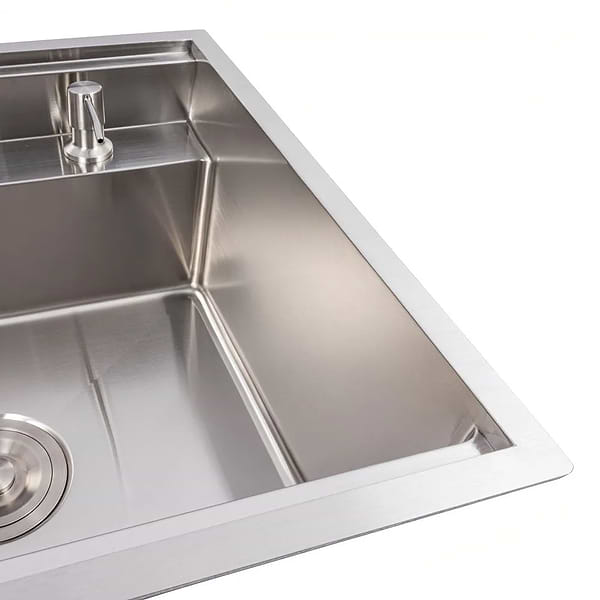 Фото - Мийка кухонна VALESO CM 50x50 прихована нержавійка Handmade (змішувач в комплекті)