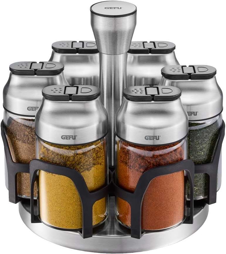 Набір ємностей для спецій і приправ Gefu KIPPO, 6 шт. по 120 мл (33733)