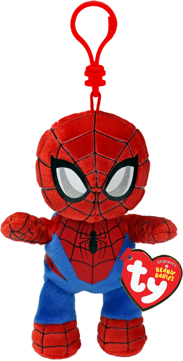 Мягкая игрушка TY Marvel Человек-паук 12 см (34010)