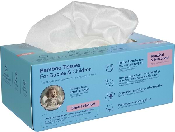 Фото - Серветки гігієнічні сухі Canpol babies 100 шт. (1/658) Фото - Серветки гігієнічні сухі Canpol babies 100 шт. (1/658)