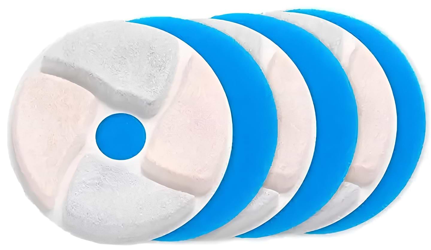 Фильтр для поилок PetChois WF1 White&Blue 4 шт.