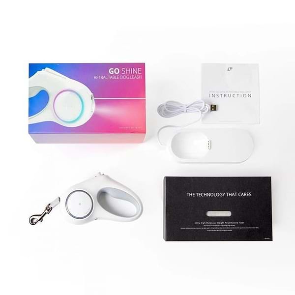 Фото - Поводок-рулетка PETKIT Travel Go Shine Retractable Leash 3 м (P2101)