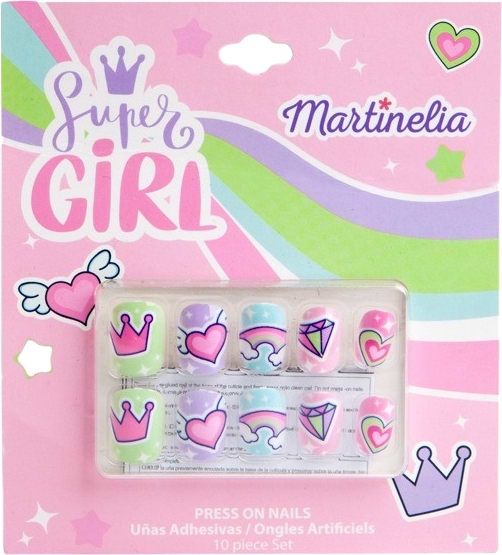 Набор для ногтей Martinelia Наклейки на ногти SUPER GIRL (62500)
