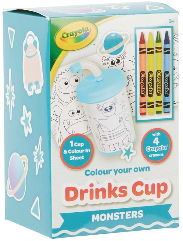 Фото - Набір для малювання Crayola Стаканчик Монстри з олівцями (15765-A)