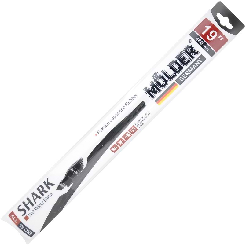 Щетка стеклоочистителя Molder бескаркасная SHARK 19/480 мм (MW480)