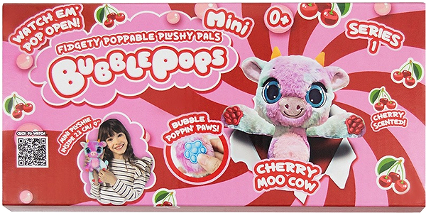 Фото - М'яка іграшка Bubble Pops Вишнева корівка (2402005/10)