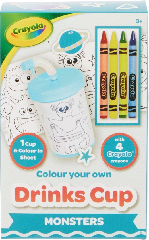 Набір для малювання Crayola Стаканчик Монстри з олівцями (15765-A) - Фото 1