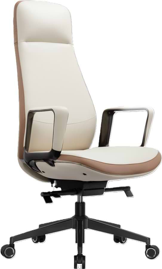 Купити Крісло офісне GT Racer B-2115 Beige/Brown (leather) - Фото 1 Крісло офісне GT Racer B-2115 Beige/Brown (leather) - Фото 1