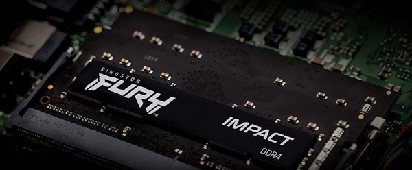 Фото - Память DDR Kingston DDR4 2/8GB KIT 3200 FURY Impact (KF432S20IBK2/16)
