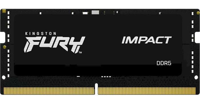 Память DDR Kingston Fury Impact DDR5-4800 32GB SODIMM CL38-38-38 1.1V (KF548S38IB-32)