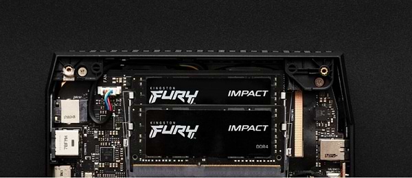 Фото - Память DDR Kingston DDR4 2/8GB KIT 3200 FURY Impact (KF432S20IBK2/16)