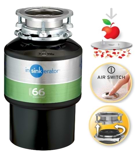 Фото - Уцінка - Подрібнювач харчових відходів In-Sink-Erator 66
