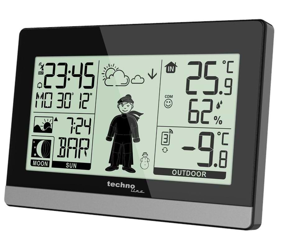 Метеостанция Technoline Black (WS9612)