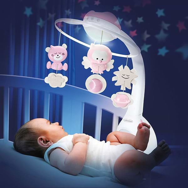 Фото - Мобіль музичний Infantino 3 в 1 Рожевий (004914I)