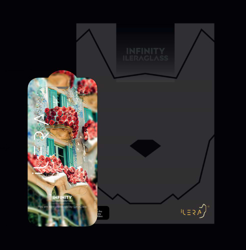 Фото - Захисне скло для смартфону ILera Full Cover Glass Infinity iPhone 16 Plus (iLin16Ps)