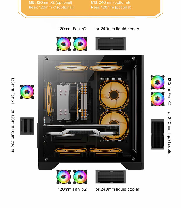 Фото - Корпус Gamemax Infinity Mini Black без БП